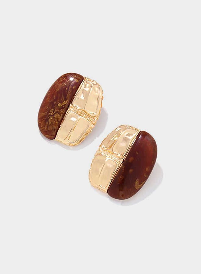 Styli Two Tone Earrings