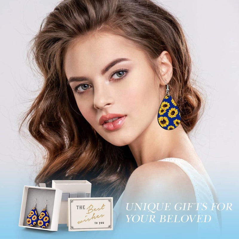 HTVRONT Sublimation Wood Earring Blanks Bulk - 50 Pcs with Blue Protective Film - Unfinished MDF Teardrop Earrings for Sublimation Printing with Template, Weeder, Hooks, Jump Rings - Image 5