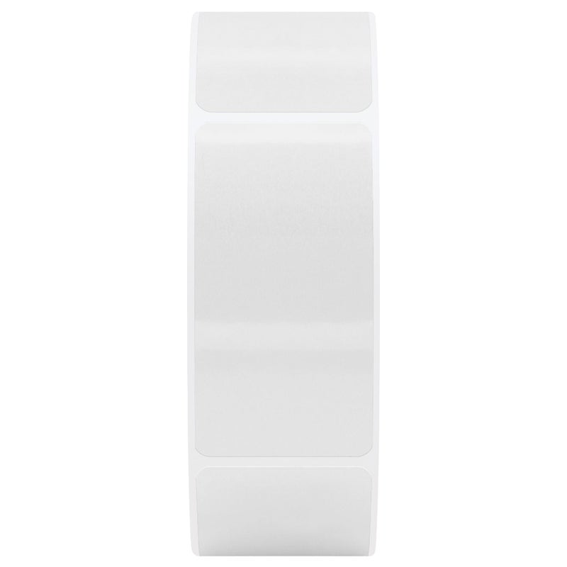 Hybsk Clear Seal Sticker Labels 1x2 inch Rectangle Square Crystal Clear Retail Package Seals Circle Wafer Stickers/Transparent Labels (1x2 inch) - Image 3