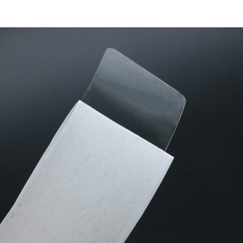 Hybsk Clear Seal Sticker Labels 1x2 inch Rectangle Square Crystal Clear Retail Package Seals Circle Wafer Stickers/Transparent Labels (1x2 inch) - Image 5
