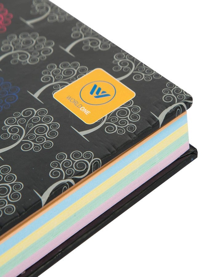 WORLDONE B5 Size, Premium Spectrum Note Book with Hard, Designer Cover, 300-Ruled, 70 gsm Colour coded Pages, Wiro Bound, for Office & Personal use, Pack of 2 - Image 3