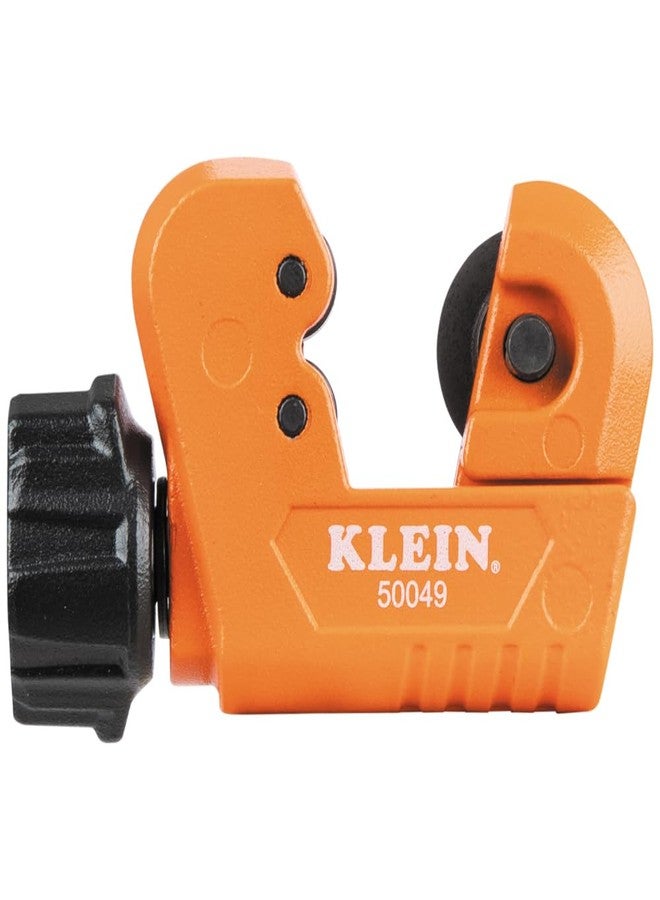 Klein Tools 50049 Nano Tubing Cutter, 1/8 to 5/8-Inch O.D. Cutting Capacity for Aluminum and Copper Tubing, Ultra-Compact Design for Tight Spaces - Image 1