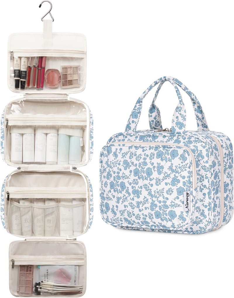 Narwey Travel Hanging Toiletry Bag Women Makeup Bag Organizer Toiletry Accessories Toiletry Bag - Image 4