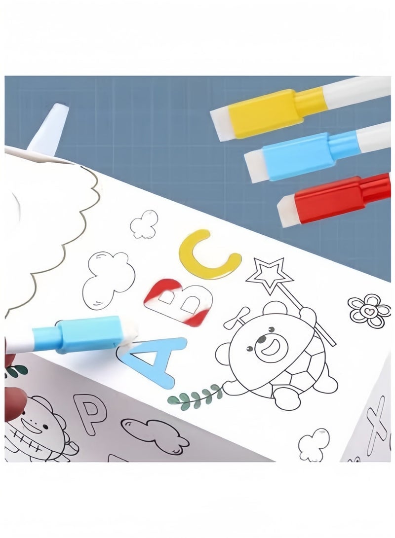 أشغال يدوية إبداعية للتلوين من الورق المقوى المصغر، بيت ألعاب ألغاز ثلاثي الأبعاد، ألعاب رسم ملونة خفيفة الوزن، بيت لعب للأطفال، ألعاب تعليمية ذات خيال إبداعي يمكن تجميعها ورسمها - Image 4