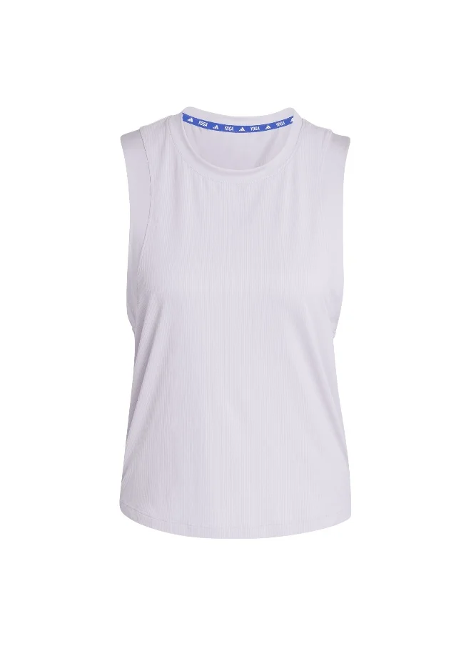 Adidas adidas Studio Tank Purple Training Tops 2XS