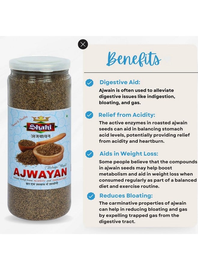 Shahi 100% Organic Roasted Ajwain Seeds 200 grams & Organic Dill(Suva) Seeds 200 grams Pack | Carom Seeds | Aromatic Digestive Support | Sathakuppai Seeds | Suva/Soowa Dana - Image 2