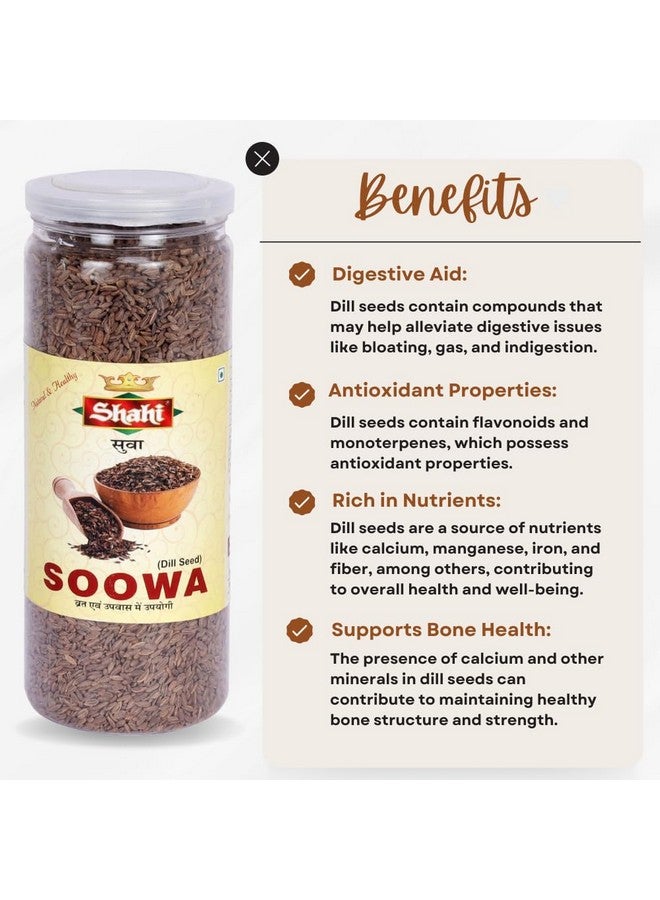 Shahi 100% Organic Roasted Ajwain Seeds 200 grams & Organic Dill(Suva) Seeds 200 grams Pack | Carom Seeds | Aromatic Digestive Support | Sathakuppai Seeds | Suva/Soowa Dana - Image 3