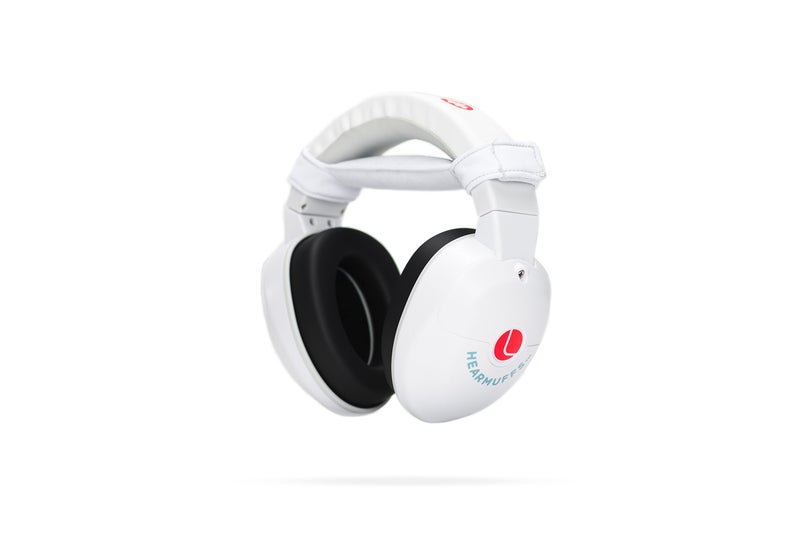 Lucid Audio HearMuffs Sounds, White - Over-the-Ear Hearing Protection for Infants & Toddlers - Includes Passive, Active & Sound Modes - Fits Children Ages 0-4 - Safe, Adjustable & Comfortable - Image 4