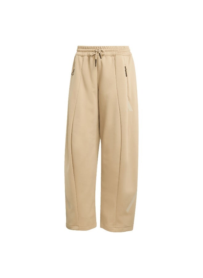 Adidas W Z.N.E. Oh Pt Brown Training Pants For Women 2XS - Image 1