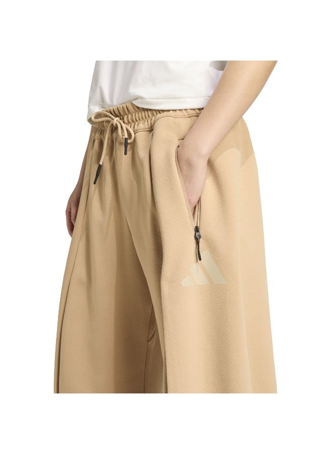 Adidas W Z.N.E. Oh Pt Brown Training Pants For Women 2XS - Image 5