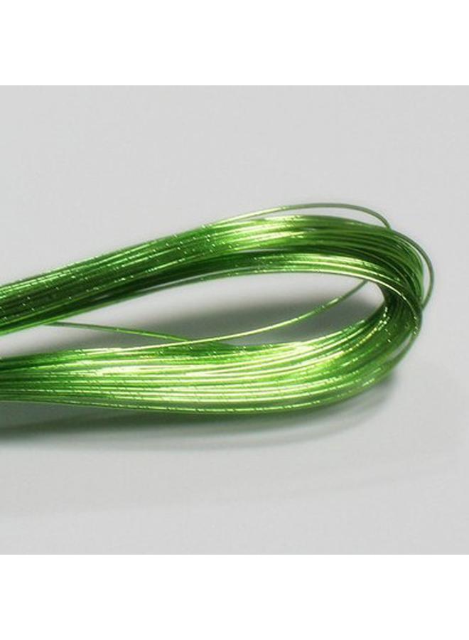 Bluejw Postage No. 22 No. 24 Color Fine Wire Mesh Flower Material Color Soft Tie Line DIY Handmade Flower Art Iron Ficus - Image 1