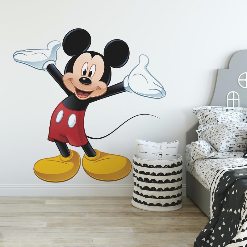 RoomMates Disney Mickey & Friends Mickey Mouse Peel & Stick Giant Wall Decal , RMK1508GM - Image 2