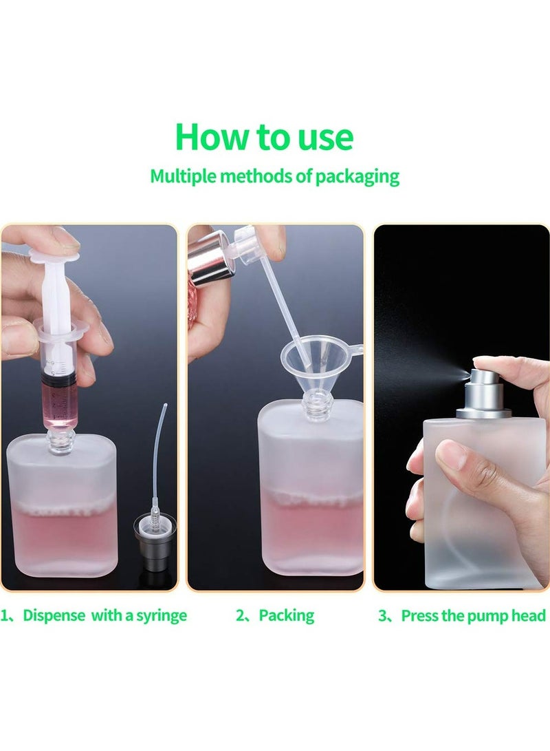 Glass Perfume Spray Bottle Atomizer - 100ml Smokey Glass Design
