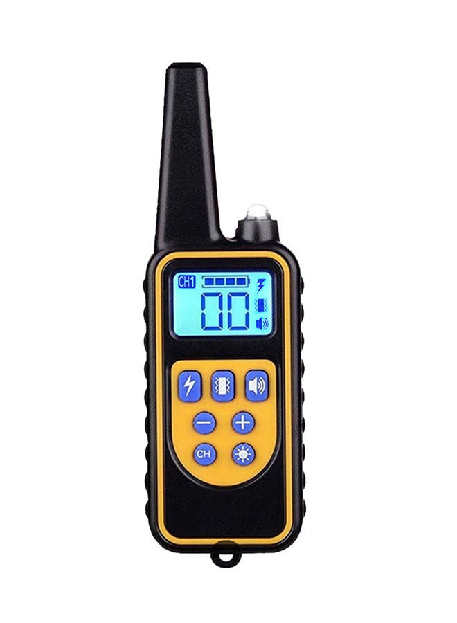 NIBEMINENT Rechargeable Dog Training Remote Controller Black/Yellow - Image 1