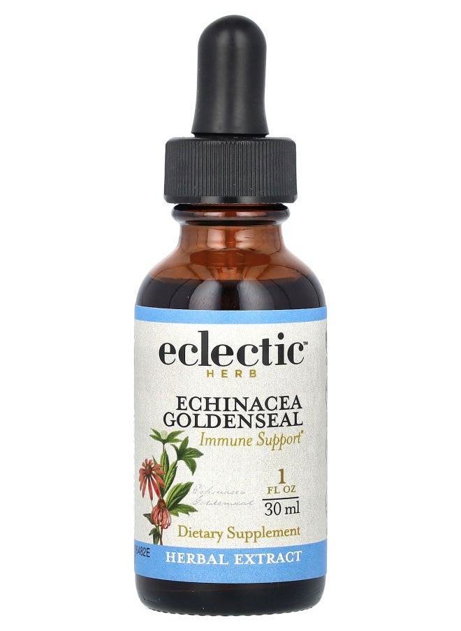 Eclectic Herb Herb Echinacea Goldenseal 1 fl oz (30 ml) 