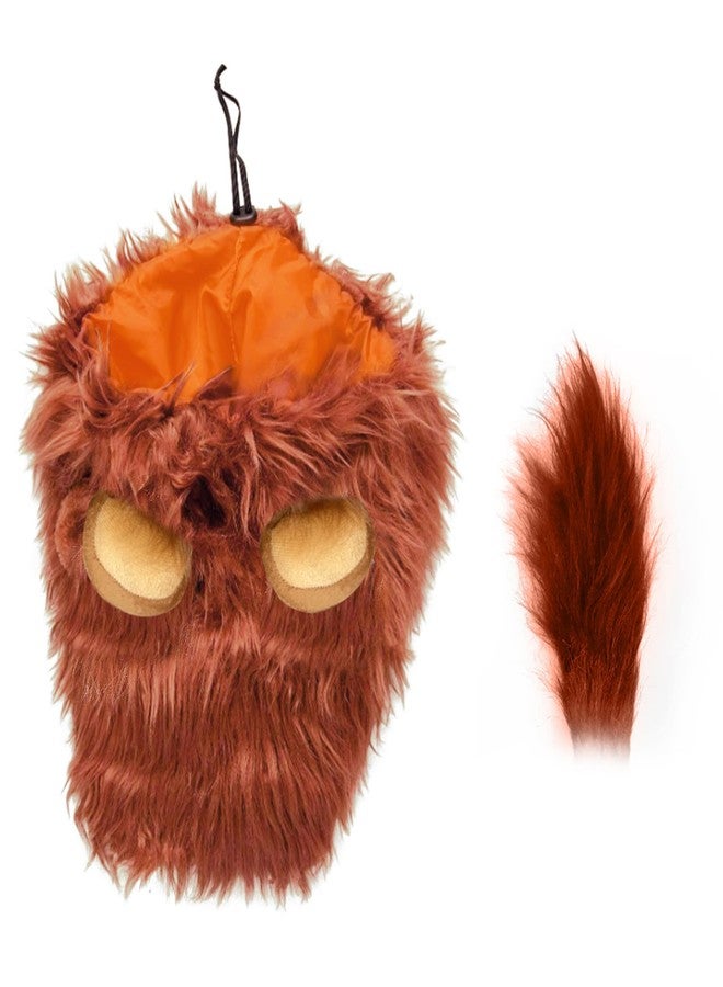 HOKABLE Lion Mane Dog Costume for Medium & Large Dogs - Realistic Lion Wig for Halloween, Photoshoot & Entertainment (Light Brown) - Size S + Tail Set - Image 5
