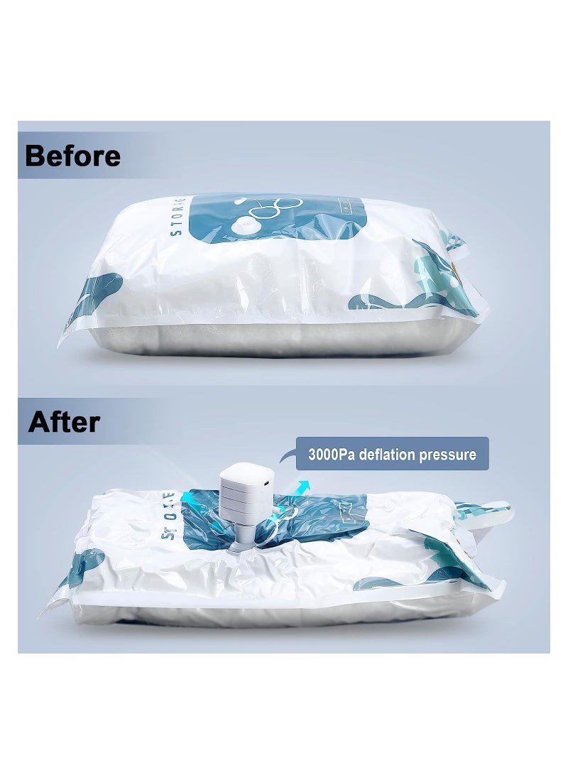 SOLARAE مضخة هواء للنفخ، مضخة هواء كهربائية مع ضوء تخييم، مضخة قابلة لإعادة الشحن عبر USB بحجم صغير جداً مع 5 فوهات لمراتب الهواء، حلقات السباحة، عوامات/ألعاب (بيضاء) - Image 5