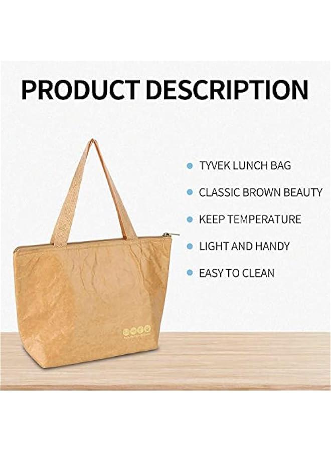 Insulated Lunch Bag, Large Durable Waterproof Leakproof Cooler Lunch Tote Bag for Men Women, Reusable Adult Lunch Bags for Work, School, Travel and Picnic  - Image 2