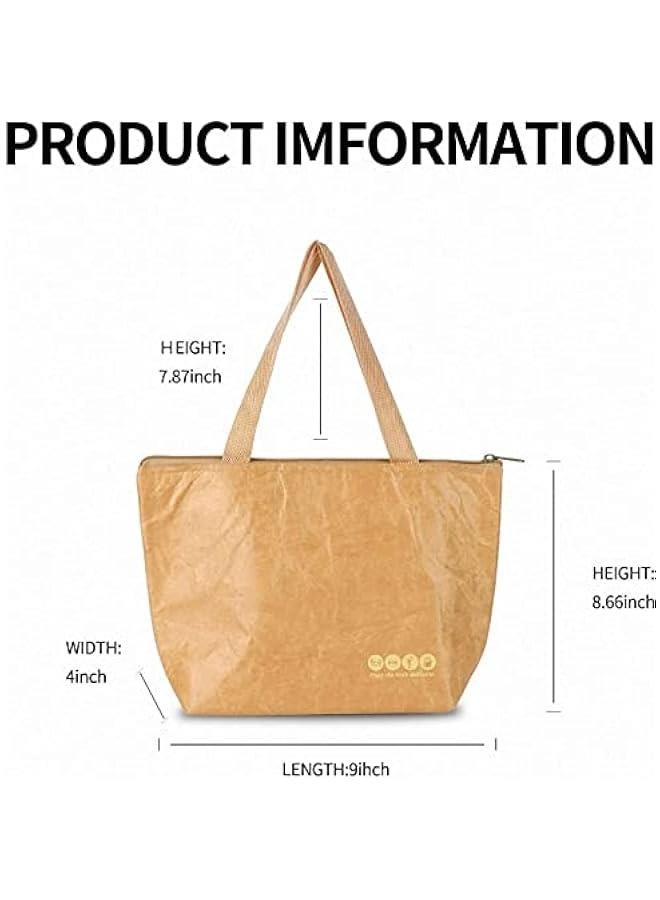 Insulated Lunch Bag, Large Durable Waterproof Leakproof Cooler Lunch Tote Bag for Men Women, Reusable Adult Lunch Bags for Work, School, Travel and Picnic  - Image 5