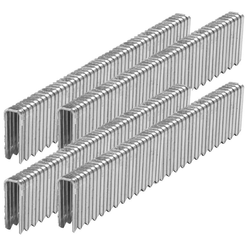 SITLDY 1000-Count 1- Inch Length 304 Stainless Steel 18 Gauge 1/4 Inch Narrow Crown Staples Heavy Duty Beveled Chiseled Pointed Staples, for Pneumatic, Electric 18GA Stapler Gun - Image 1
