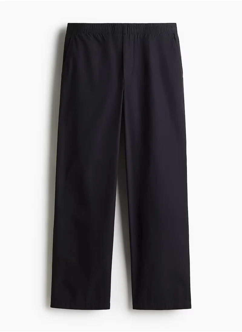 H&M Regular Fit Poplin Trousers