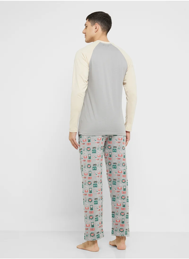 Robert Wood Nightwear T-Shirt & Pants Sets