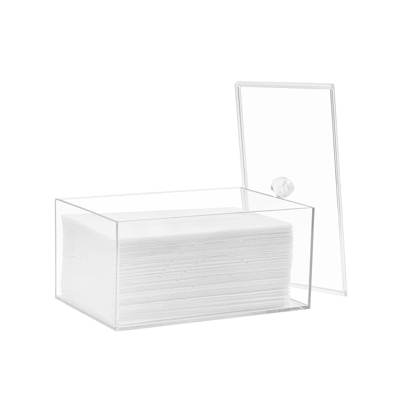 zoocatia Farmhouse Laundry Dryer Sheet Holder Clear Detergent Pods Container Dryer Balls Dispenser with Lid, Organization and Storage Box for Laundry Room, Bedroom, Desk - Image 1