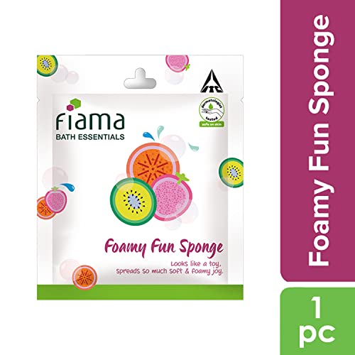 Fiama Bath Essential Foamy Fun Sponge Bath Accessories, Dermatologist Tested, Safe on Skin, Pack of 1 - Image 2