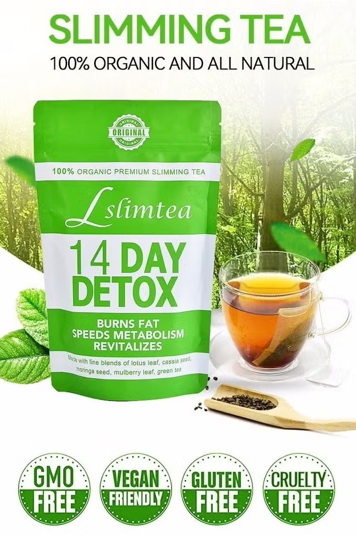 Wins Town 14-Day Organic Weight Loss Tea: Promotes Fat Digestion and Absorption, Aids Bowel Movement, Supports Stomach Health, Helps Digestion, Reduces Accumulation of Abdominal Fat - Image 1