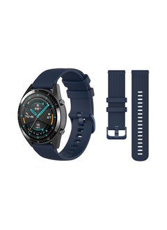 PROMASS Stylish Replacement Band For Huawei Watch GT/GT 2 46mm Dark Blue  - Image 2