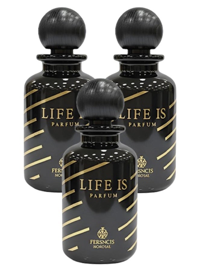 Infinito 3 Pieces Life is Perfume For Unisex 100ml EDP - Image 1