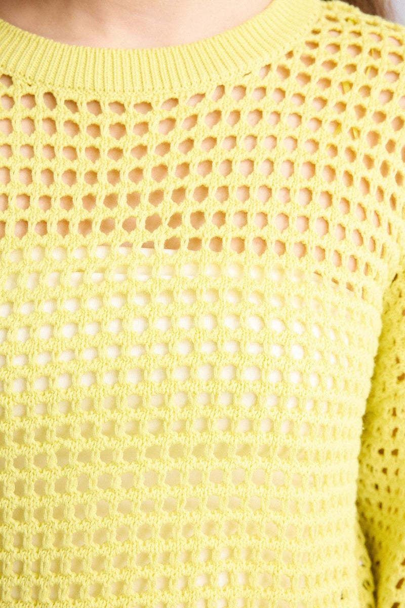 ديفاكتو بلوفر تريكو كروب فيت بياقة مستديرة - Image 4