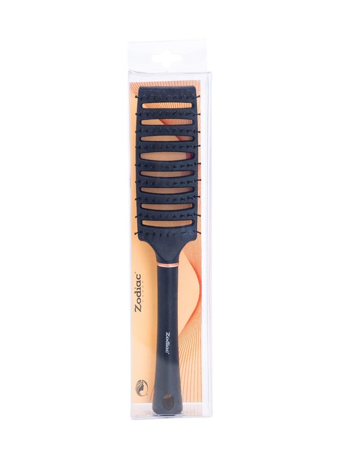 ZODIAC SWISS VENT HAIR BRUSH - BLACK MATT - Image 1