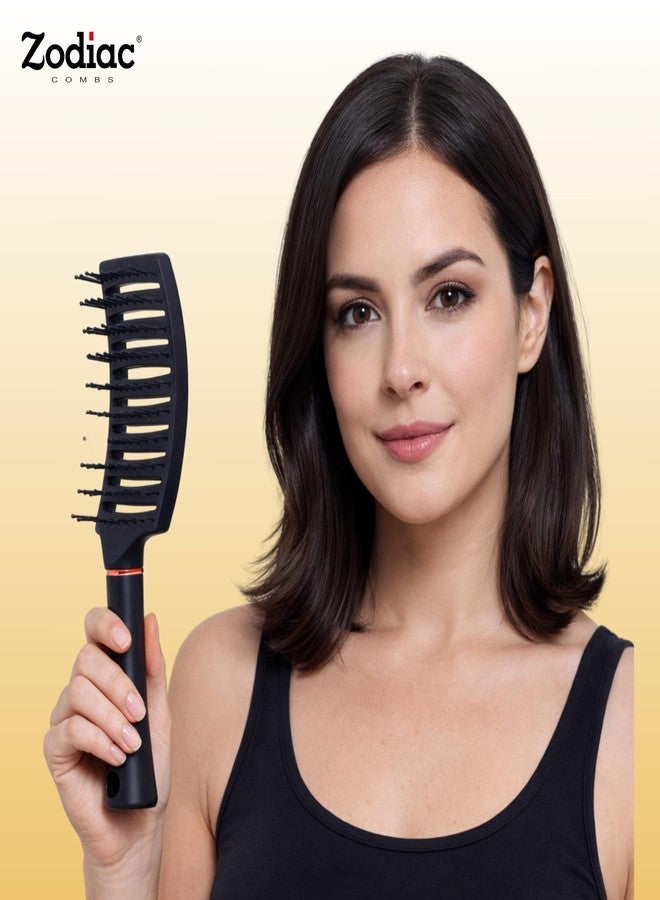 ZODIAC SWISS VENT HAIR BRUSH - BLACK MATT - Image 3