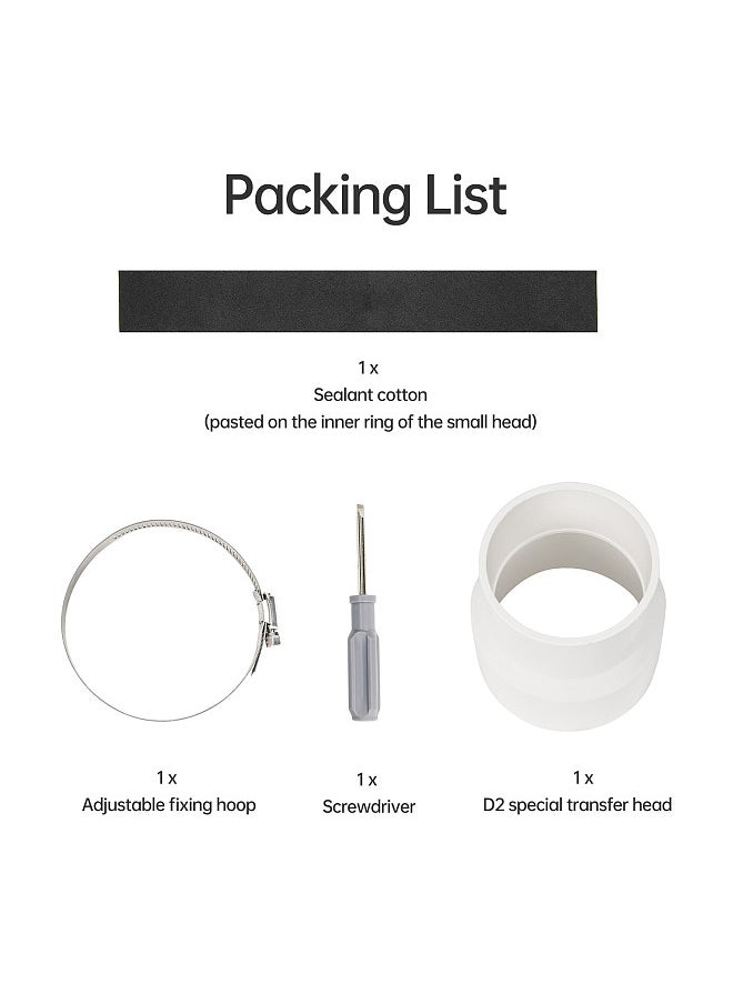 ATOMSTACK D2 Special Transfer Head Suitable for B1 Protective Box and Other Brands Of Protective Boxes With Exhaust Pipe Diameter Of 4 Inches (100mm)  - Image 3
