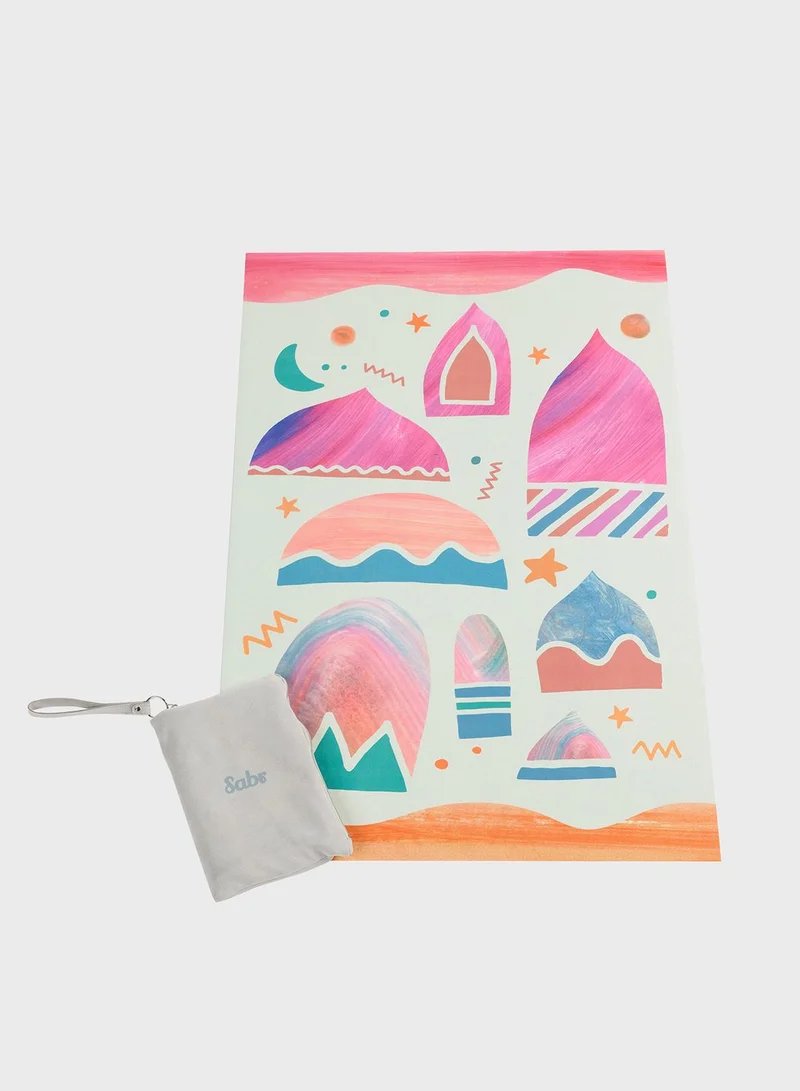 Sabr Starship Landing I' Compact Prayer Mat