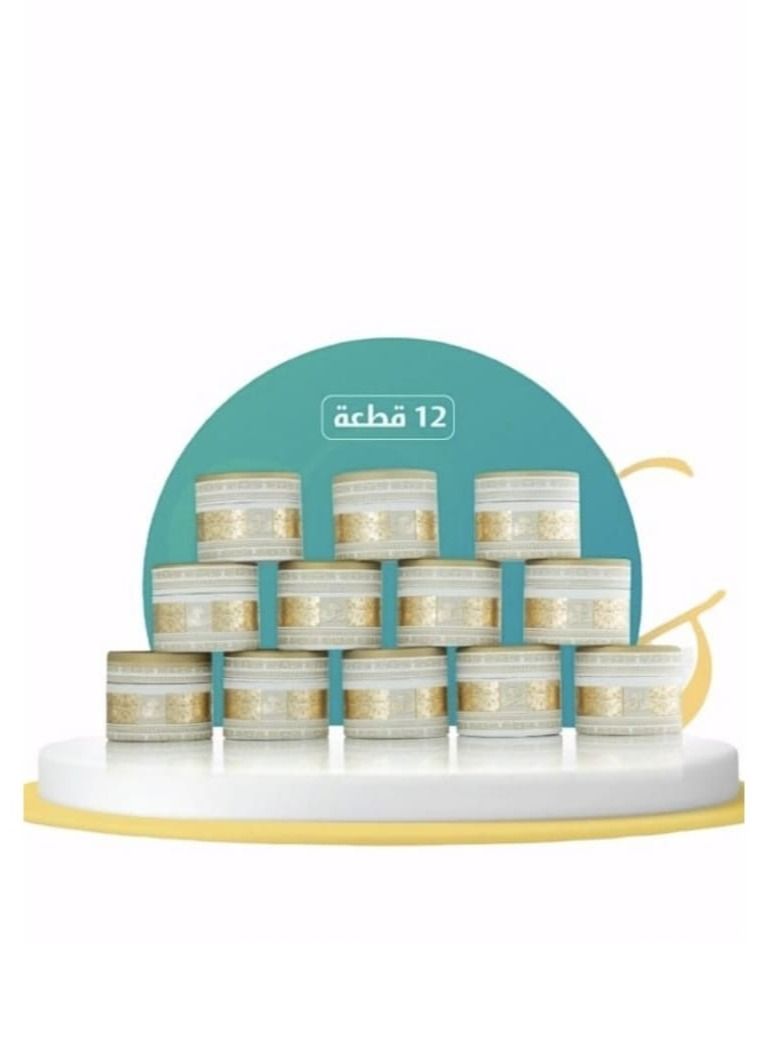 عاشق العود بخور أمير العود 12 حبة بوزن 10 جرام للحبة الواحدة - Image 1