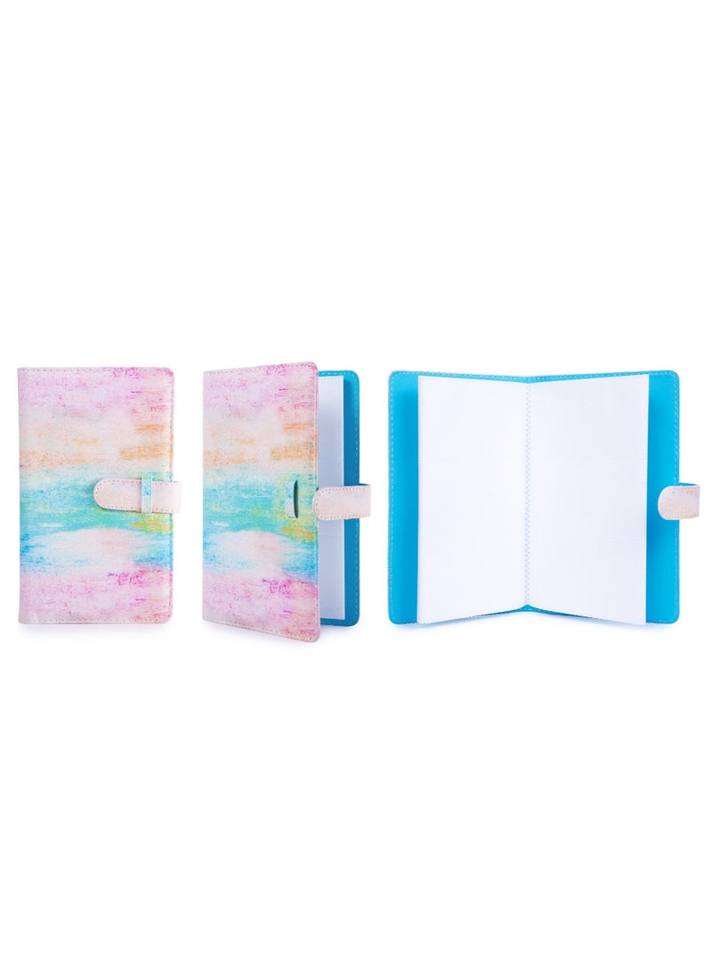 CAIUL CAIUL PU Leather Cover and PVC 96 Pockets Mini Wallet Photo Album with PU Leather Cover for Fujifilm Instax Mini 9 8 8 70 7s 90 25 26 50s Films Rainbow Mist  - Image 3