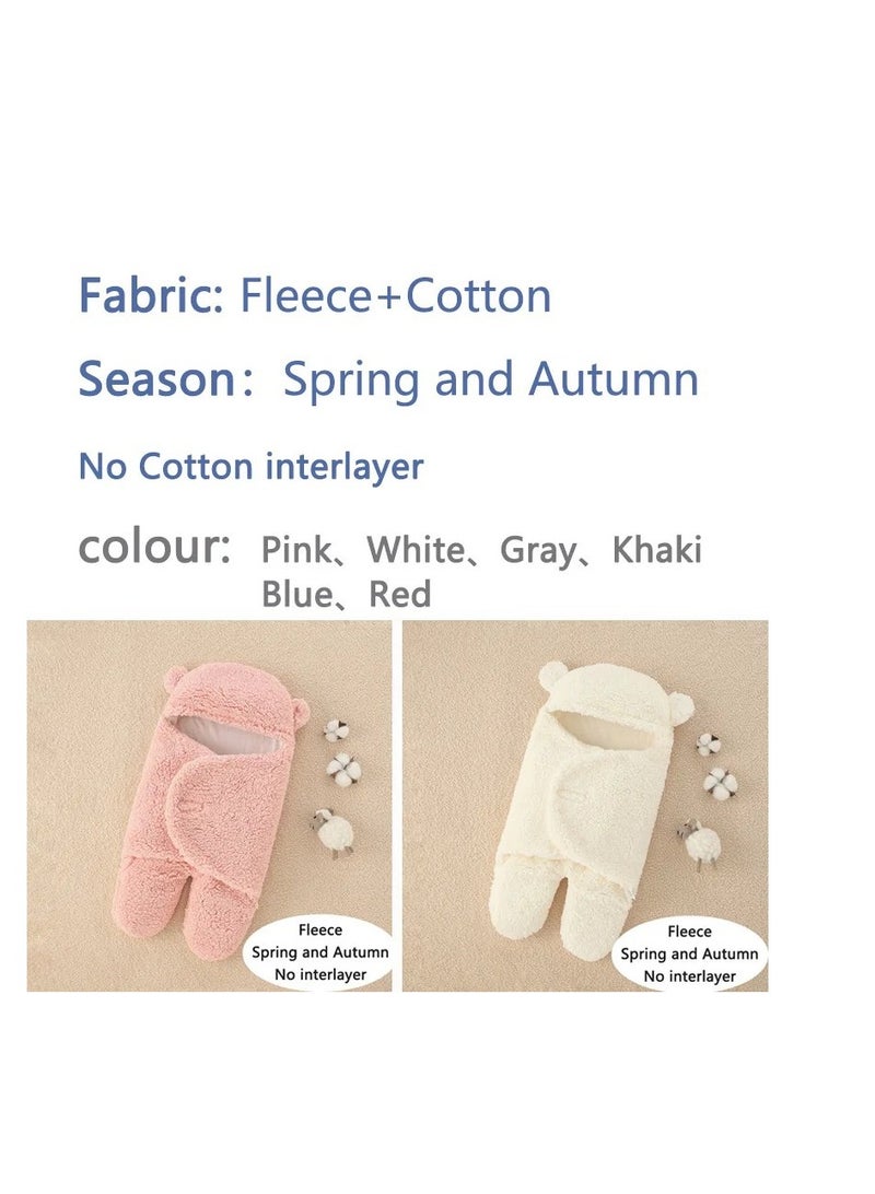 BAIG Baby Sleeping Bags Thicken Newborn Baby Wrap Blanket Winter Warm Newborn Envelope Soft Infant Sleeping Bag 0-9 Months - Image 4