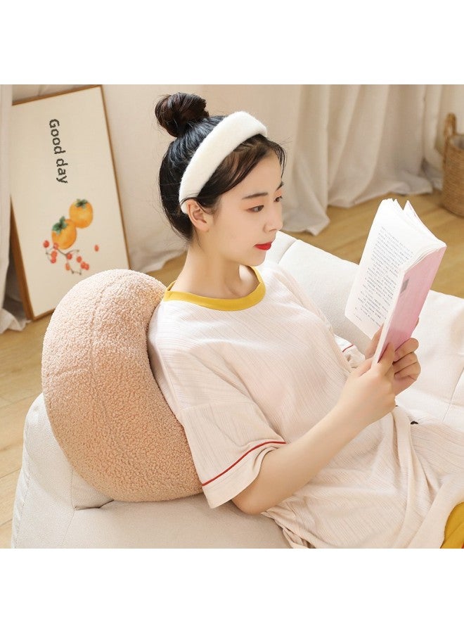 Nordic Ins Sofa Bay Window Pillow Bedroom Cushion Bed Pillow Living Room Moon Cashew Cute Girl Heart Shape-Specifications:See Details For Size-Color:Spherical-white - Image 5