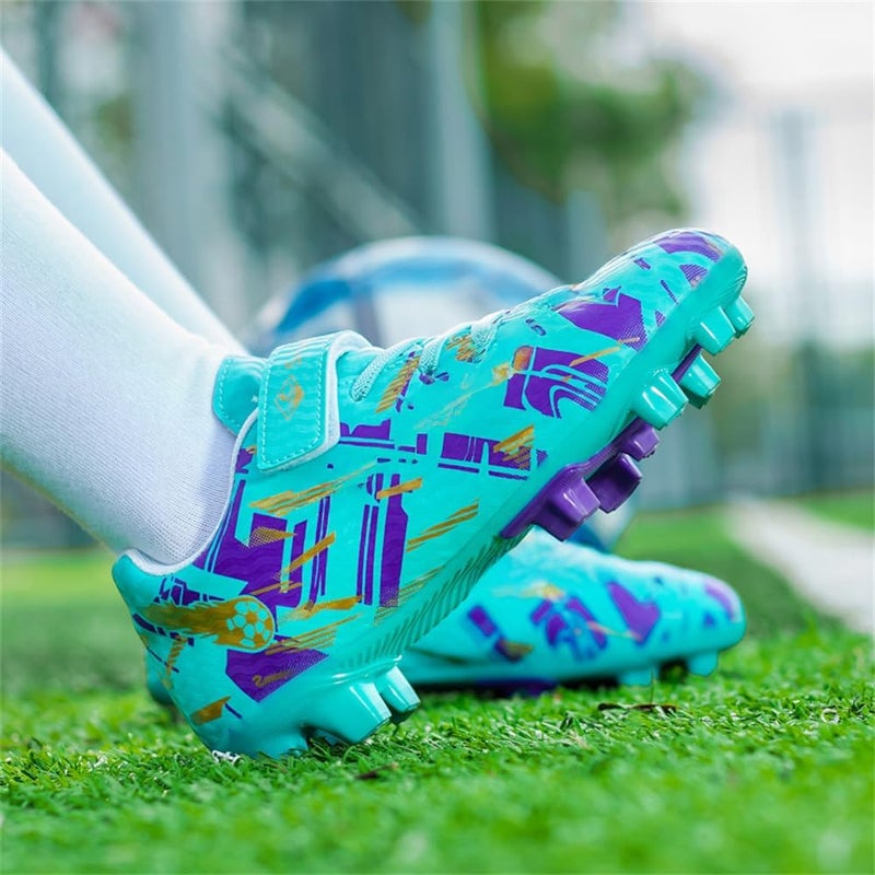 DISRATEBLU Kids Soccer Shoes Boys Football Cleats Professional Athletic Outdoor Trainning Football Shoes Youth Girl Turf Soccer Cleats - Image 5