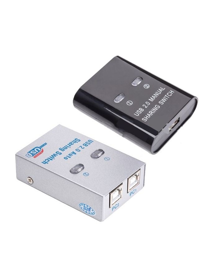 SW68 2 In 1 Switcher USB Manual Print Sharer, Color: Black - Image 2