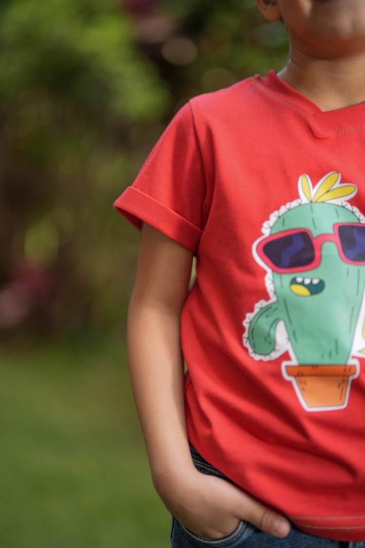 كاكتوس بقاء البرية تي شيرت - Image 2