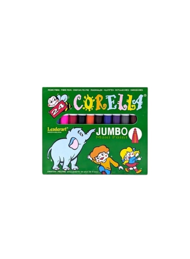 24-Jumbo Maxi Flowmaster Colors Set - CORELLA