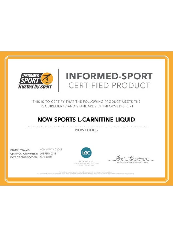 Now Foods Triple Strength L-Carnitine - Image 4