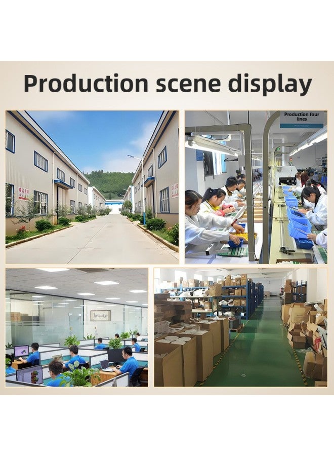 LED Long Arm Magnifying Glass Lamp Eye Protection Desk Lamp Study Dormitory Lamp Clip Desktop Maintenance Magnifying Glass Lamp-Light Source Power:12-Light Color:Long Arm White With Aluminum Clip (10-speed Dimming/3-speed Color Adjustment + Magnifying Glass) Water Drop Switch