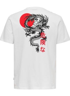 Men's White Dragon T-SHIRT-22018480 - pzsku/Z91FD6041808DA989E9DBZ/45/_/1731060443/b7e88d6a-74c2-414f-ac14-0ae23a7ca8a2