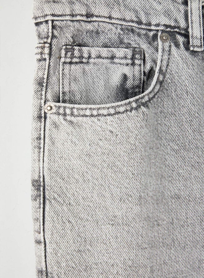 trendyol Gray Baggy / Loose Fit Denim Pants Jeans - Image 5