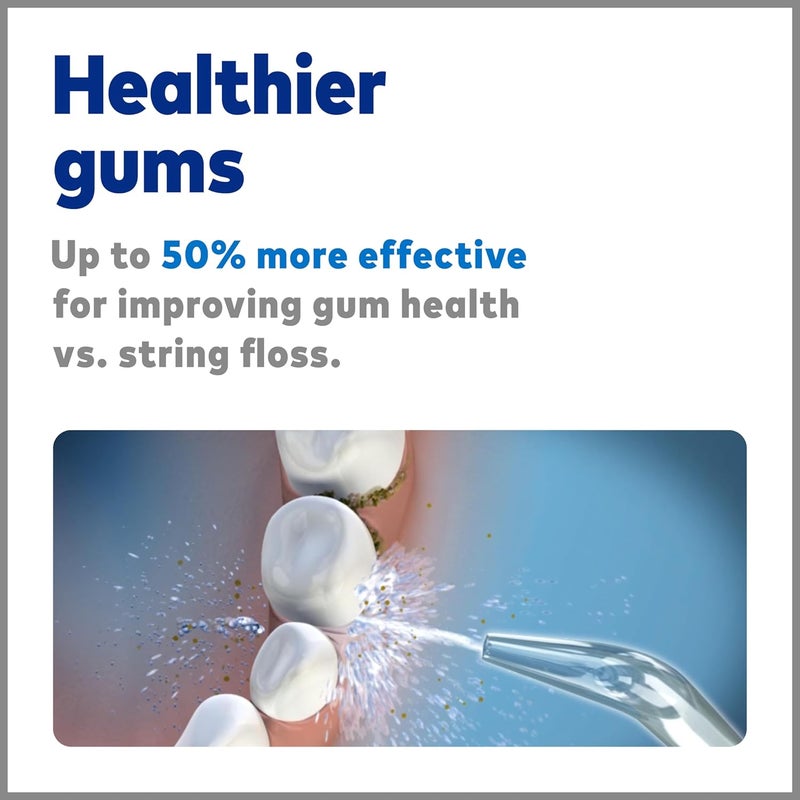 Waterpik رؤوس استبدال دقة ووتر بيك الأصلية لآلات تنظيف الأسنان بالماء سابقًا رؤوس إعادة تعبئة كلاسيكية عدد 2 بألوان متنوعة - Image 4