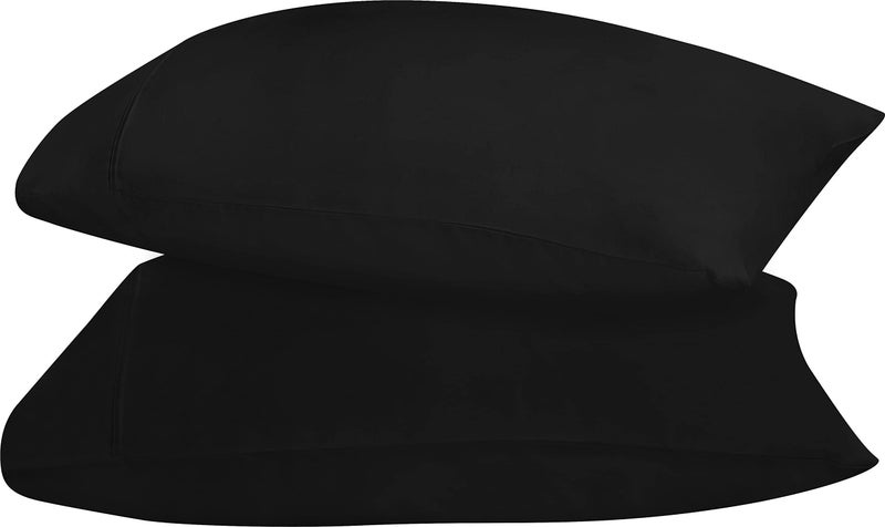 Utopia Bedding Standard Pillow Cases - 2 Pack - Envelope Closure - Soft Brushed Microfiber Fabric - Shrinkage and Fade Resistant Pillow Covers 20 X 26 Inches (Standard  Black) - Image 5